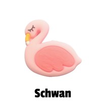 Silikonmotivperle Schwan4